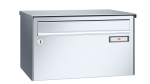RENZ Briefkastenanlage, Aufputz, Classic Basic B, Edelstahl V4A, Kastenformat 370x220x270mm, 1-teilig